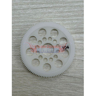 Team Solar 64P Machined CNC Spur Gear 104 / 108 / 110 / 116 Teeth - 206404 / 206408 / 206410 / 206416